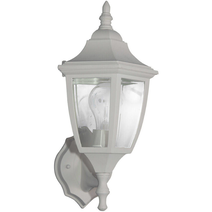 Builder 1 Light 14 inch White Outdoor Wall Lantern
